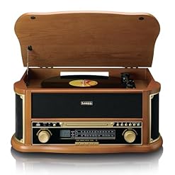 Lenco TCD-2551 Tourne-Disque pour Vinyle – Platine Vinyle Bluetooth avec Haut-Parleur – Lecteur CD – Platine Cassette – 3 Vitesses – entraînement par Courroie – 2 x 5 Watt – Bois - Les Beatles, Paul McCartney, John Lennon, RIngo Starr, George Harrison Lenco TCD-2551 Tourne-Disque pour Vinyle - Platine Vinyle Bluetooth avec Haut-Parleur - Lecteur CD - Platine Cassette - 3 Vitesses - entraînement par Courroie - 2 x 5 Watt - Bois – Image 5
