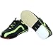 Wizeny Men's Bowling Shoes Leather Comfortable Garden Bowlers Sneakers Lightweight Breathable Non-Slip Fashion Large Size,Black Green,7