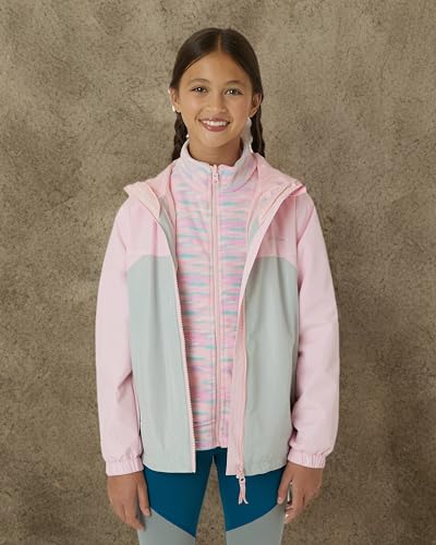Image of Eddie Bauer Girls' Rain Jacket - Lone Peak Waterproof 3 in 1 Insulated Windbreaker Coat with Removable Fleece Lining (5-20)