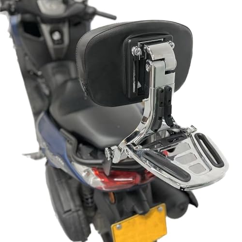 Dossier arrière moto Nmax 155 rabattable avec support de charge pliable - 5