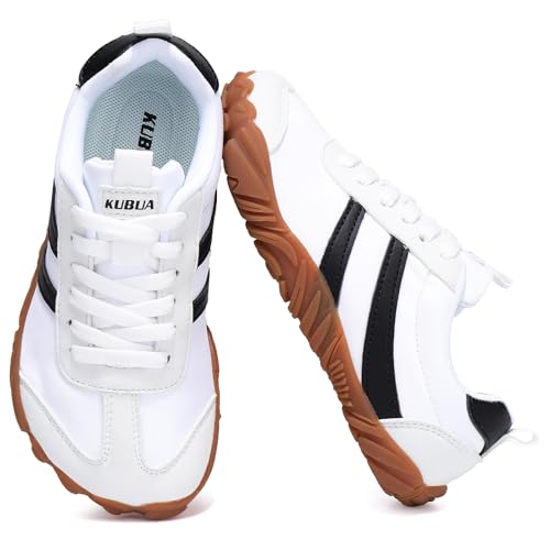Image of KUBUA Kids Barefoot Shoes Boys Girls Wide Toe Box Zero Drop Sneakers | Breathable Lightweight, Reinforced Toe, Minimalist, Hiking, Tennis, Running, Walking, School, Toddler, Little Kid, Big Kid