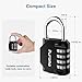 Puroma 2 Pack Combination Lock for Locker 4 Digit Outdoor Waterproof Padlock for School, Gym, Sports, Fence, Toolbox, Gate, Case, Outdoor, Hasp Storage (Black)