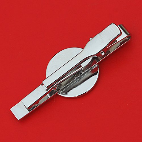 1928~1968 Irish Ireland 3 Pence Coin Silver Plated Tie Clip Bar Pin NEW - Lucky Rabbit Hare