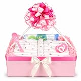 Windeltorte | Windelkörbchen | Baby Geschenk zur Geburt für Mädchen