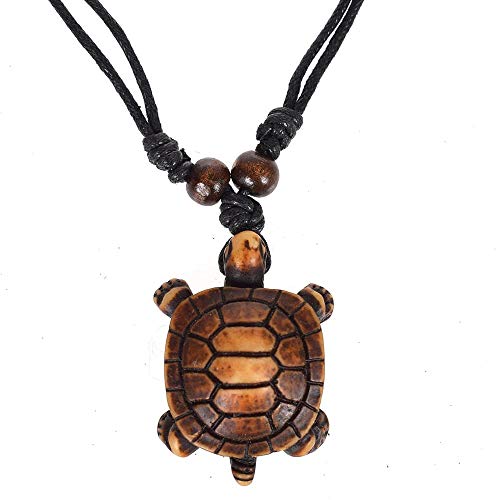 EXINOX Collier pendentif tortue de mer Style de longévité ethnique : Homme Femme Cover