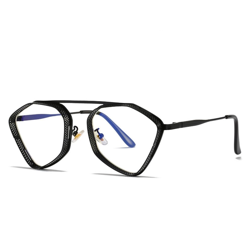 Lunettes de luxe Steampunk avec monture métallique pour homme chic - 7