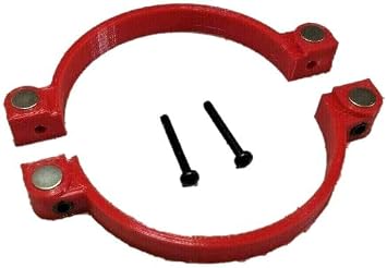 Compatible magnetic shifter mod ver. 2 with 2x8mm magnets for logitech steering wheel G27 / G29 / G920 / G923 - red color