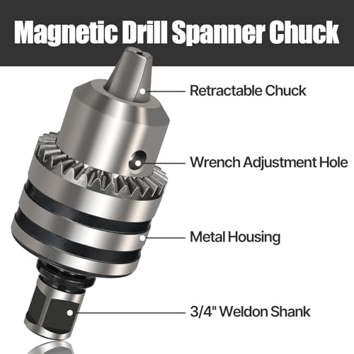 Portabrocas B16 de 3 a 16 mm para proyectos de carpintería y metalurgia 4
