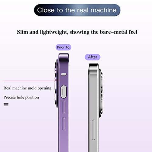 Coque iPhone 14 Pro Max et 14 en aluminium avec protection d'écran intégrée