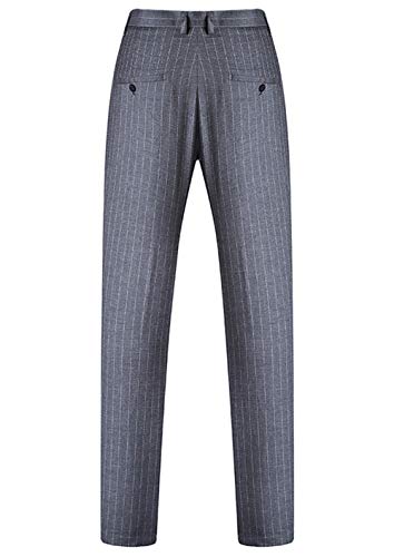 Mens Slim Fit Dress Pants for Business Wedding Party2