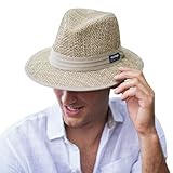 Panama Jack Men's Matte Seagrass Safari Hat