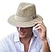Panama Jack Men's Matte Seagrass Safari Hat