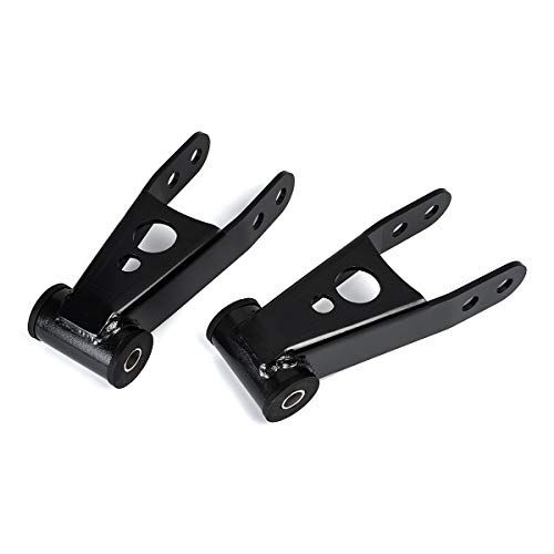 Heavy Metal Suspensions - Fits 1998-2012 Ford Ranger XL XLT & 2001-2005 Ford Ranger Edge (2WD 4WD) 2" Rear Lift Shackles High Strength Carbon Steel Lift Kit