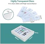 100Pcs Prepared Microscope Slides with Specimens for Kids Science Learning | Optical Glass Slides with Insect Plant Animal and Human Tissue Sample, Students Homeschool Lab Classroom Education