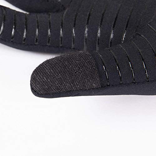 Generic Luvas Masculinas de Fibra de Cobre com Tela Sensível Ao Toque Spandex Corrida Esportes Inver