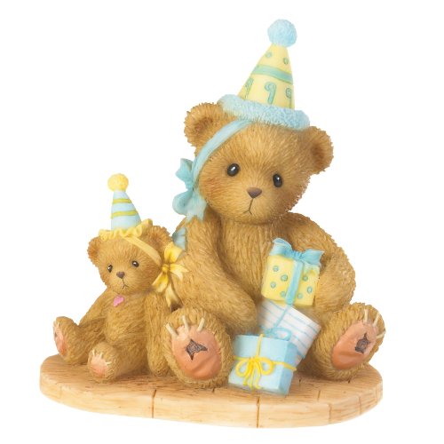 Cherished Teddies, Soprammobile intagliato a mano 'Orsacchiotto' Through The Years Geburtstagsteddy 9 Jahre