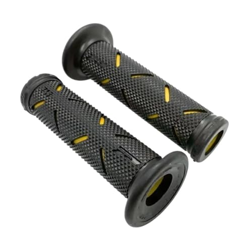 Poignées moto caoutchouc 22mm anti-vibration contre fatigue main