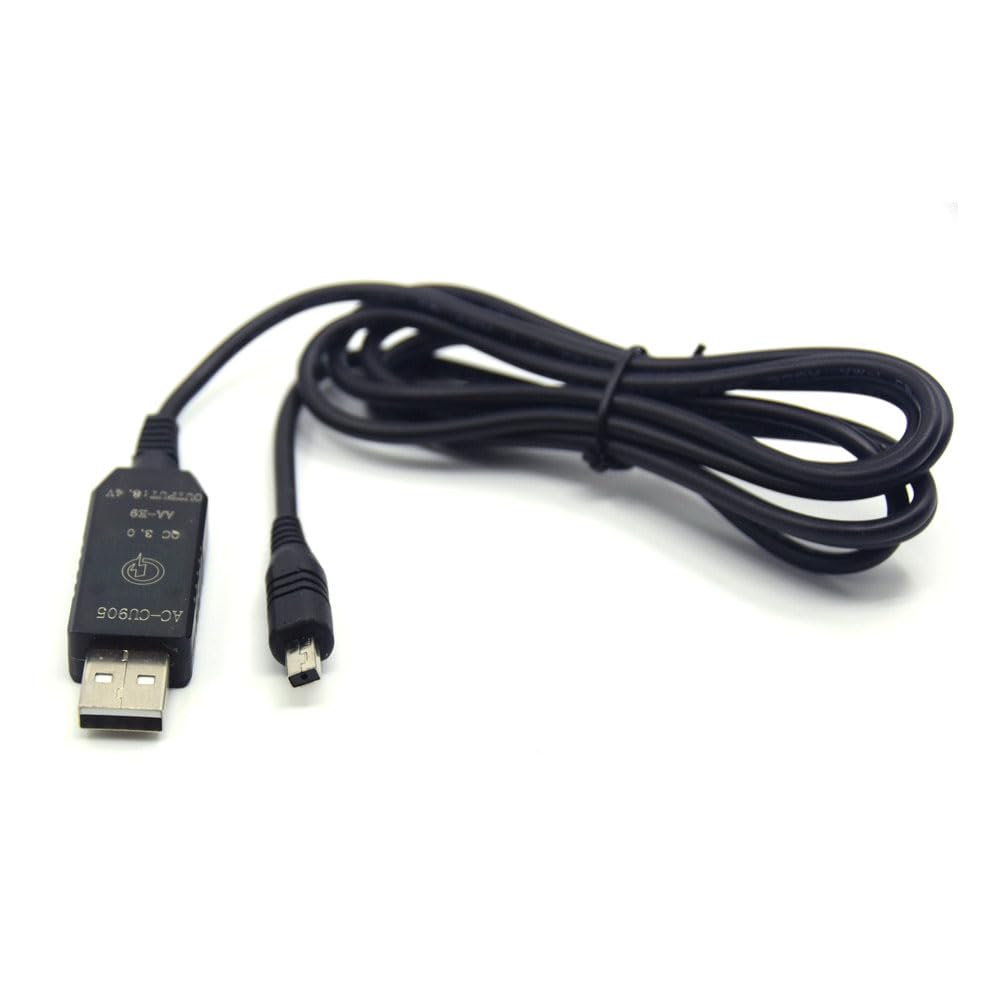 Adattatore USB QC3.0 Cavo DC per Samsung AA-E9 AA-E8 AA-E7 AA-E6A AD44-00101A 00091A VP-DX200(i) VP-DX2050 VP-DC175WB