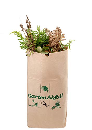 BIOMAT® Bolsas de papel compostables doble capa 120 L, 2 capas, resistentes a la humedad (25 unidades) Cover