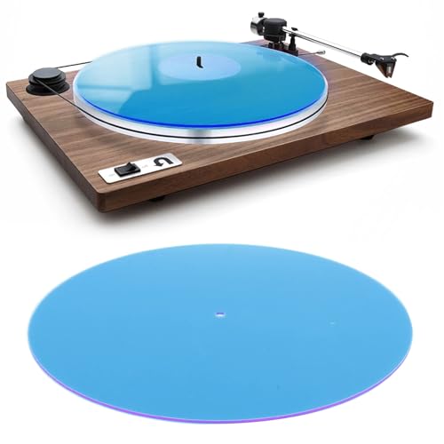 Acrylic Turntable Mat for 12 Inch Record Player, Upgraded Sound Quality, 12 Inch Fit, Damped Resonance