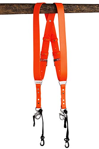 HoldFast Gear Money Maker Vegan 2 Camera Harness (Orange, Small)