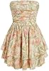Vestido de Cóctel de Verano para Mujer CIDER - Mini Vestido Tubo con Fruncido y Volantes | Escote Bardot, Concierto Country, Outfits Vaqueros de Oeste 2