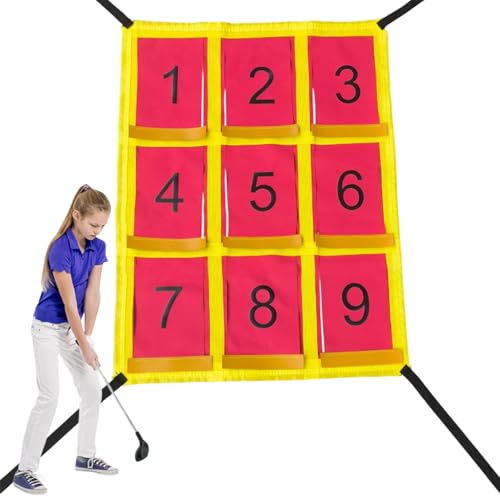 Cible de Lancer de Baseball à 9 Zones et Accessoire de Précision pour Exercices au Sol