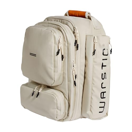 WARSTIC Warrior's Bat Pack – Bolsa tática de duas alças resistente à água para beisebol e softball, com suporte duplo para taco