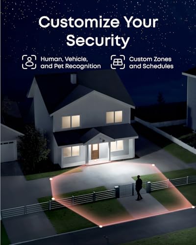 Image of eufy PoE Bullet Security Camera E40, NVR Add On Cam, Requires eufy NVR, 4K UHD, 122 FOV, F1.6 Color Night Vision, 24 /7 Recording, Human /Vehicle /Pet AI Detection, Red and Blue Strobe, Plug and Play