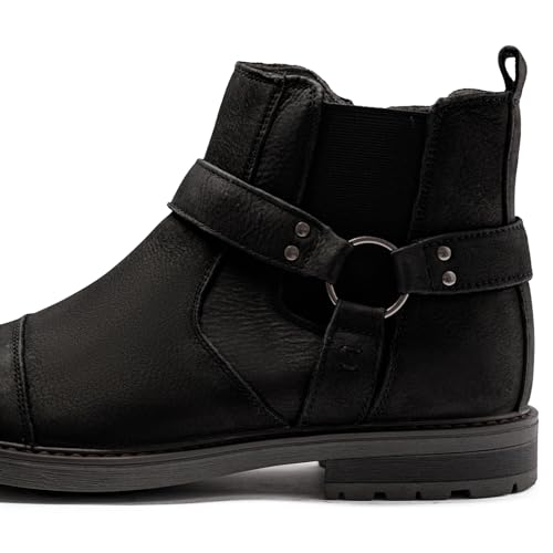 Image of Arkbird Chelsea Ankle Boots for Men Genuine Leather Oxford Casual and Formal Dress Boot