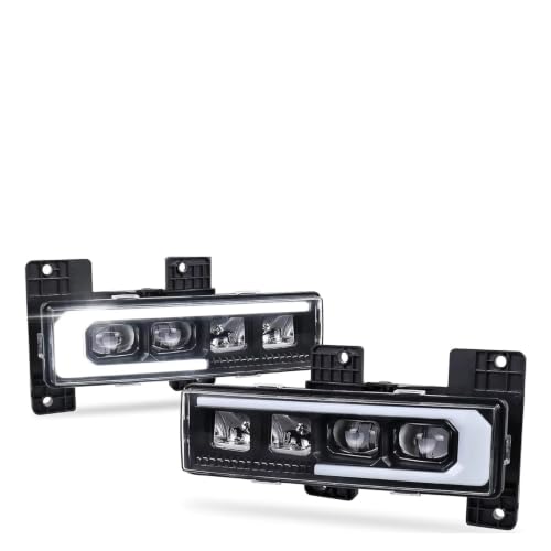 Phare avant LED GMC Sierra pour remplacer des optiques usés 12V
