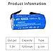 CITYORK 4 Pack 3.2v 32700 LiFePO4 Lithium Li Ion Rechargeable Batteries with DIY Nickel Sheets, 35A Continuous Discharge Maximum 55A Battery