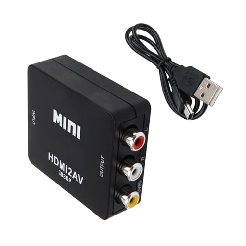ALLVD HDMI to AVϊ HDMI to RCAϊT|[gDeear 1080 PAiOϊI[fBIo͉\er/PS 3/PS 4/PS 5 PC/BDv[[/switchp[dP[utubN