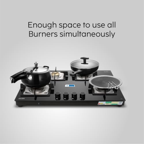 Glen Store Glen 4 Burner Ultra Slim Gas Stove with Auto Ignition - Image 4