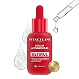 VITACILINA Serum Antiarrugas con Retinol, Ácido Hialurónico y Vitamina E 30 mL, Serum Facial Hidratante Día y Noche,...