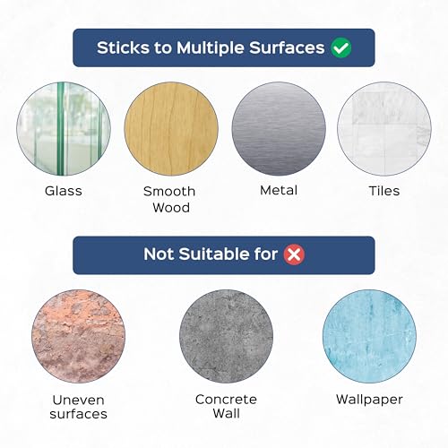 Image of HomeStrap 5 Hook Rack Self Adhesive Wall Hooks Without Drilling | Multipurpose Stick-On Hook Rack with No Screw Installation & No Wall Marks for Bathroom, Kitchen, Bedroom & Entryway Organization