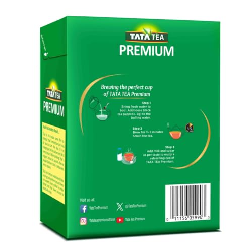 Image of Tata Tea Premium 500g, Desh Ki Chai, Unique Blend Crafted For Chai Lovers Across India, Black Tea, Loose Leaves