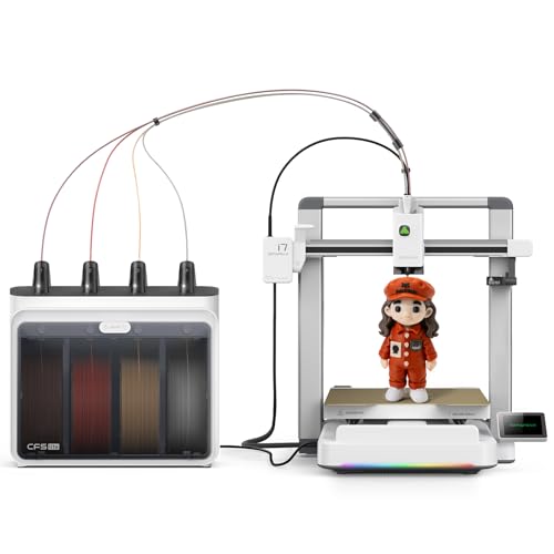 Creality SPARKX i7 Combo 3D Printer,Multi-Color 3D Printer with AI Camera, Auto Leveling, Auto Filament Feeding, Direct Drive Extruder, 260×260×255mm Build Volume, WiFi Remote Monitoring