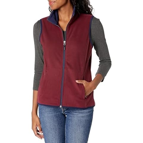 Amazon Essentials Women's Classic-Fit Fleece Vest Cover