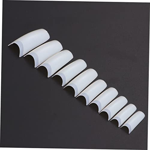 Healeved 1 Caixa De Pedaços Unhas Postiças Dicas De Manicure Decoração De Unhas Para Nail Art Caixão