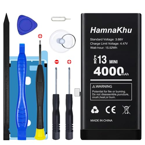 Batterie iPhone 13 Mini 4000 mAh contre les coupures de téléphone imprévues