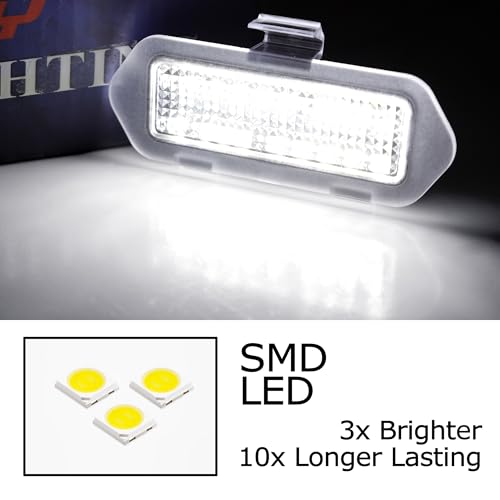 Lámpara LED blanca para espejo lateral de auto miniatura 2