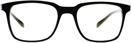 Gafas de luz azul, estilo 701 negro, +1.0 de potencia. Reduce la fatiga visual digital. Bloqueo de luz azul hasta el 100% de la luz azul HEV