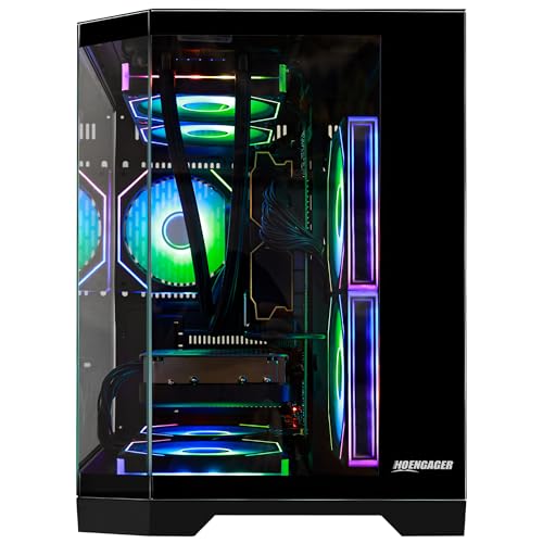 Image of Gaming PC AMD Ryzen 5 9600X 6-Core 3.9GHz, Radeon RX 9060 XT 16GB, 16GB DDR5 RAM 6000MHz,1TB PCIe SSD, WiFi&BT Prebuilt PC 850W PSU,Liquid Cooler, Windows 11