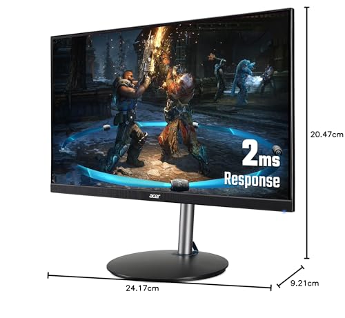 Acer Nitro Xf273Sbmiiprx - Monitor Da Gioco Full Hd Da 27 Pollici (Pannello Ips, Freesync Premium, 165 Hz (Oc), Hdr 10, Regolabile In Altezza, 0,5 Ms, Dp, Hdmi, Nero, Esclusiva Amazon - 8