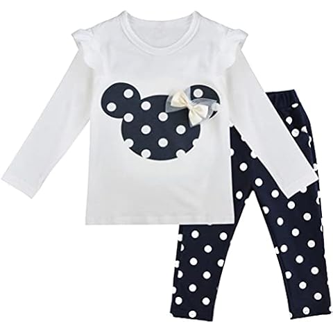 IEFIEL Conjuntos de Top y Pantalones Luranes para Bebe Niña Cover