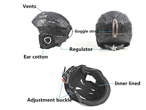 SUNVP Casco Sci da Adulto per Uomo e per Donna