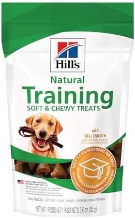 Hill's Natural Soft and Chewy Training Dog Treats, Chicken, 3 oz. Bag