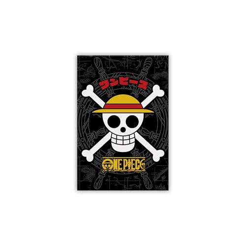 Imán decorativo One Piece Straw Hat Skull 5.5x8 cm
