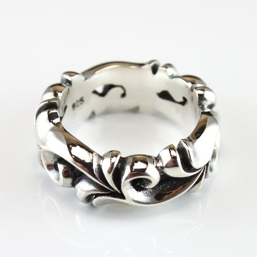 Sterling Silver Ring with Fleur De Lis